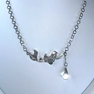 Handmade HypoAllergenic Mermaid Crystal Necklace Coastal Beach Vacation Bohemian
